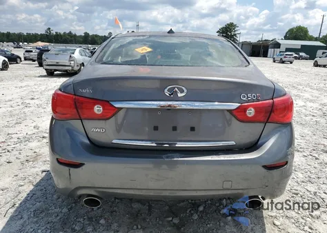 2014 Infiniti Q50 Base из США, поврежденный, VIN JN1BV7AR2EM704316